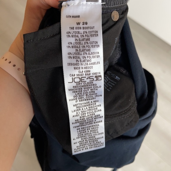 Joe’s Cecily Flawless The Icon Boot Cut Maternity Jeans Size 29 - Picture 6 of 12